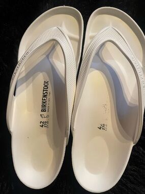 Birkenstock White EVA Gizeh-Style Women's Thong Sandals